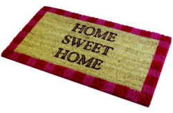 JVL Home Sweet Home PVC Backed Coir Doormat